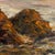 Grey Sea by Sparky LeBold | Oil Painting of a turbulent sea with rocky shorelines For Sale - Image 4 of 5