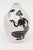 This amazing mid century modern crackled glaze ceramic vase or vessel is hallmarked on the bottom A+ H Heidi Bohmer Made...