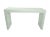 Late 20th Century Parsons Style Sea Foam Green Console Table For Sale - Image 4 of 4