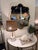 Gabby Home White Faux Horn Scalloped Mirror For Sale - Image 4 of 6