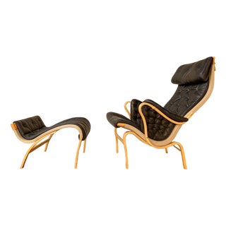 Pernilla Armchair and Ottoman Dux 2024 For Sale