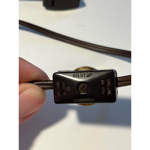 1920's Antique Zinc Casting Wild Boar Table Lamp by Gilbert For Sale In Los Angeles - Image 6 of 9