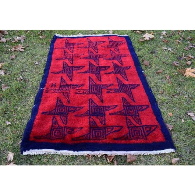 Vintage Angora Mohair Tulu Rug 3'9'' X 5'12'' For Sale - Image 11 of 11