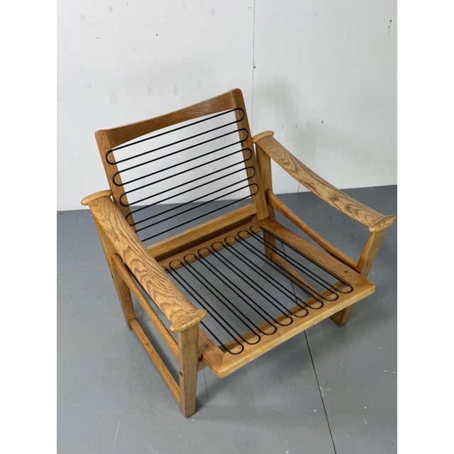 Mid-Century Modern Danish Easy Chair in Oak by Finn Juhl for France & Søn, 1950s For Sale - Image 9 of 15