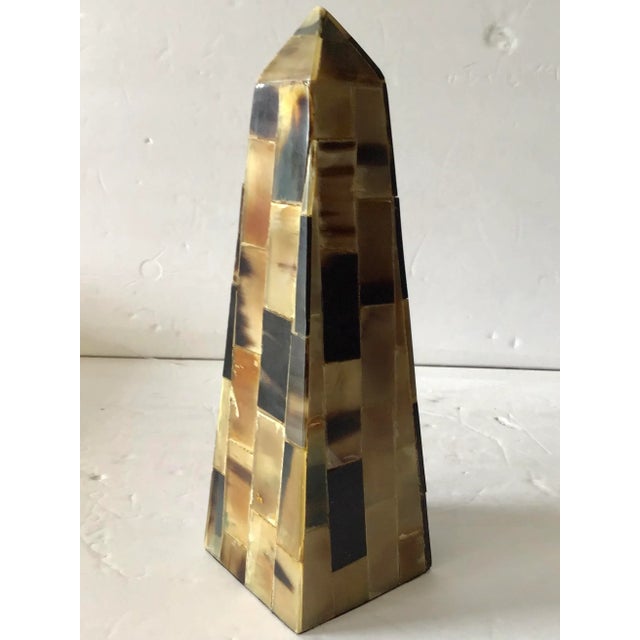 Vintage Tessellated Horn Obelisk For Sale In Los Angeles - Image 6 of 6
