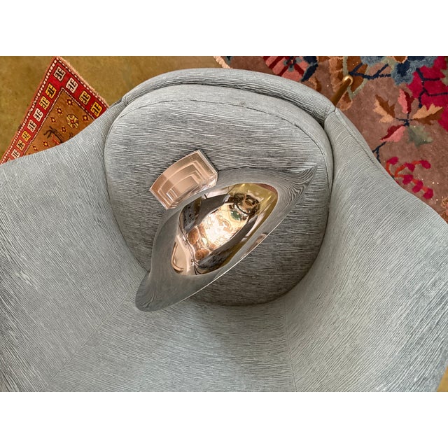 Pair of Italian Art Deco Style Chrome Sconces For Sale - Image 12 of 14