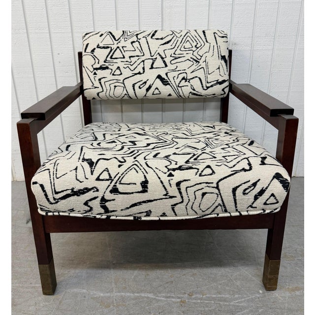 Mid-Century Modern Mid-Century Modern Rosewood Arm Chair For Sale - Image 3 of 8