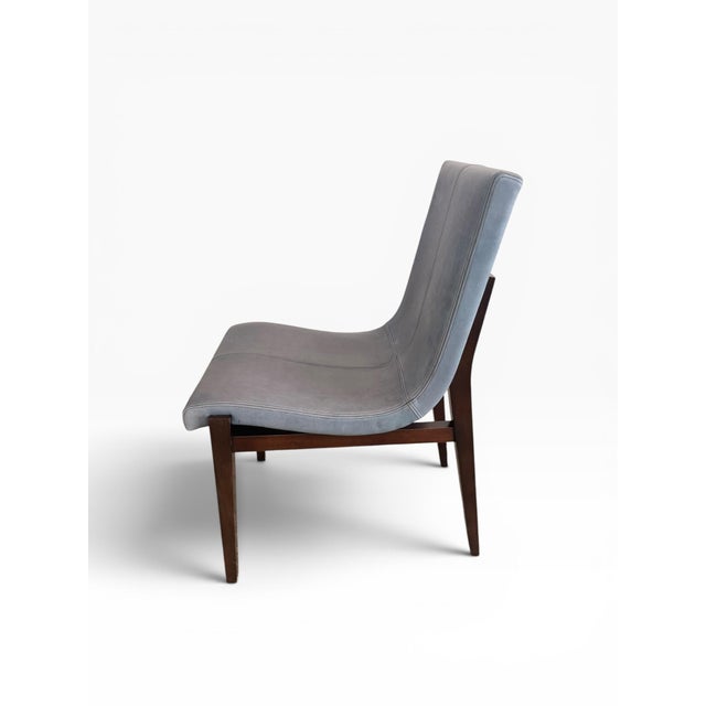 Set of 6 Holly Hunt Studio H Modern Leather Dining Chairs For Sale - Image 9 of 14