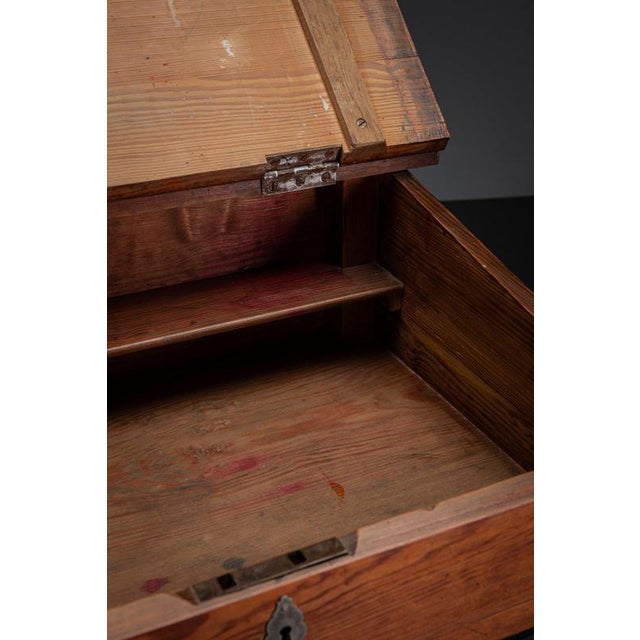 Architectural Lectern or Drawing Table with Stool, 1920s, Set of 2 For Sale - Image 10 of 18