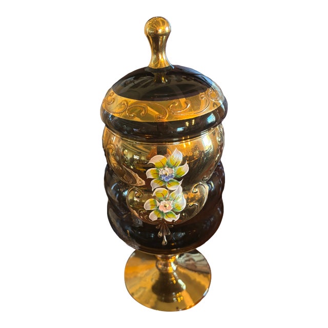 1960s Emotion Murano Style Candy Dish For Sale