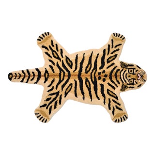 1990s Vintage Tiger Style Persian Rug - 2' X 3' For Sale