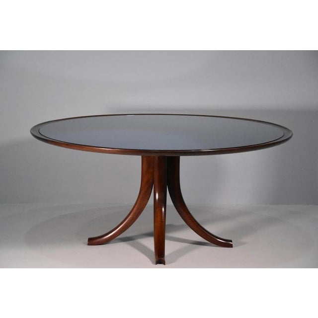 Versone Coffee Table in Blue Mirrored Glass by Pietro Chiesa for Fontana Arte, 1940 For Sale - Image 11 of 13