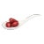 Pop Art Ceramic Long Spoon Sculpture With Strawberry Motif For Sale