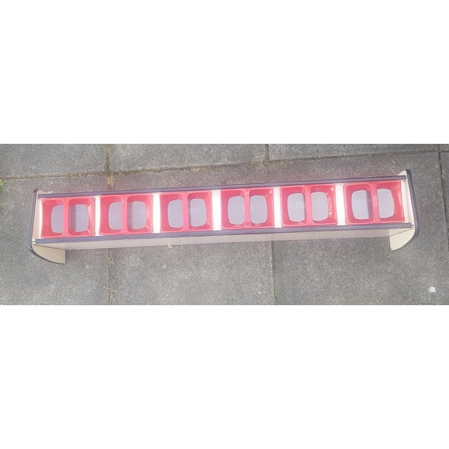 Mid-Century Scandinavian Kitchen Shelf with Plastic Spures, 1950s For Sale - Image 4 of 6