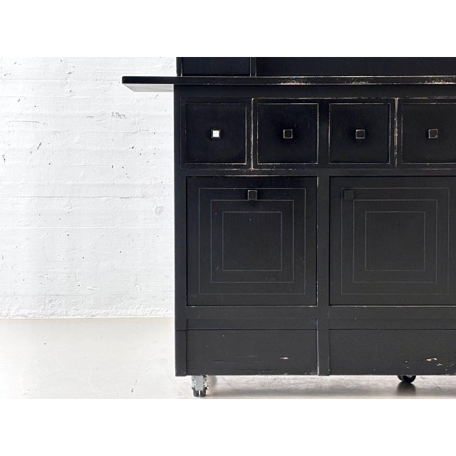 Wood Ash Sideboard by Charles Rennie Mackintosh on Casters, 1980s For Sale - Image 7 of 18