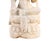 Vintage Chinese Carved White Marble Guanyin Buddhist Sculpture on Lotus Base For Sale - Image 4 of 7