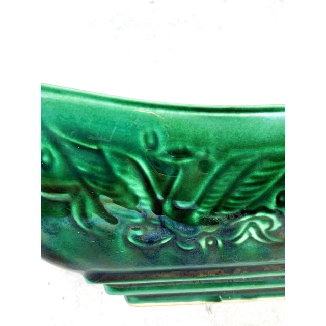 Green Vintage Hull Pottery Planter For Sale - Image 8 of 9