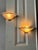 Art Deco Sconces in Brass and Frosted Glass, Portugal, 1940s, Set of 2 For Sale - Image 12 of 16