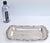 Metal 1950s International Silver Co. Silverplate Rectangle Embossed Bread Platter Serving Tray For Sale - Image 7 of 16