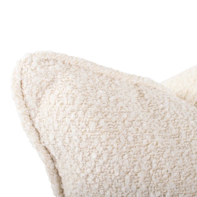 Kenneth Ludwig Chicago 24" Square Barbet Creme Down Pillow For Sale - Image 4 of 9