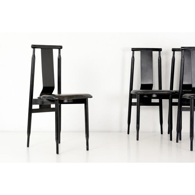 Lierna Chairs by Pier Giacomo and Achile Castiglioni for Gavina, Italy, 1958, Set of 6 For Sale - Image 6 of 12