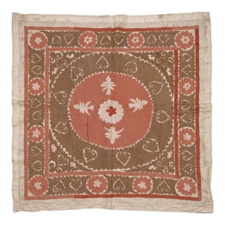 Suzani Textile Wall Art — Bohemian Embroidery For Sale