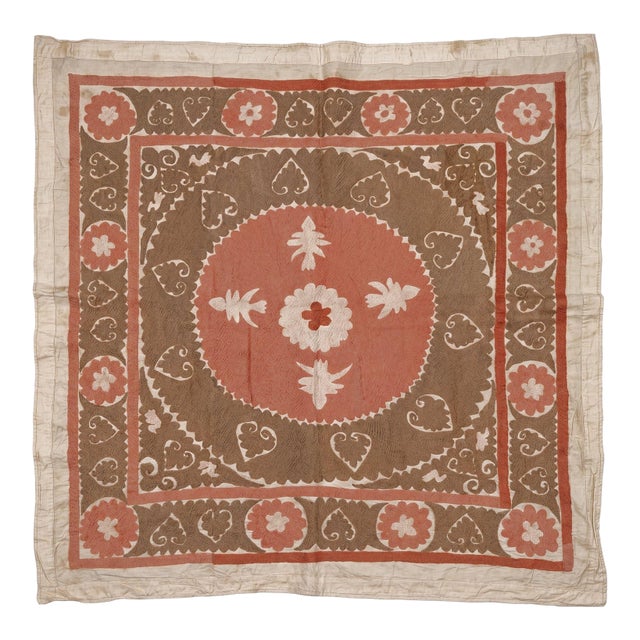 Suzani Textile Wall Art — Bohemian Embroidery For Sale
