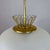 1950s Frosted Glass and Brass Pendant by Hans Bergström for Asea, Sweden 1950s For Sale - Image 5 of 18