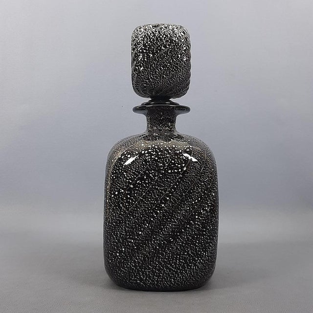 Modern Modern Murano Glass Bottle from Seguso Archimede, 1950s For Sale - Image 3 of 12