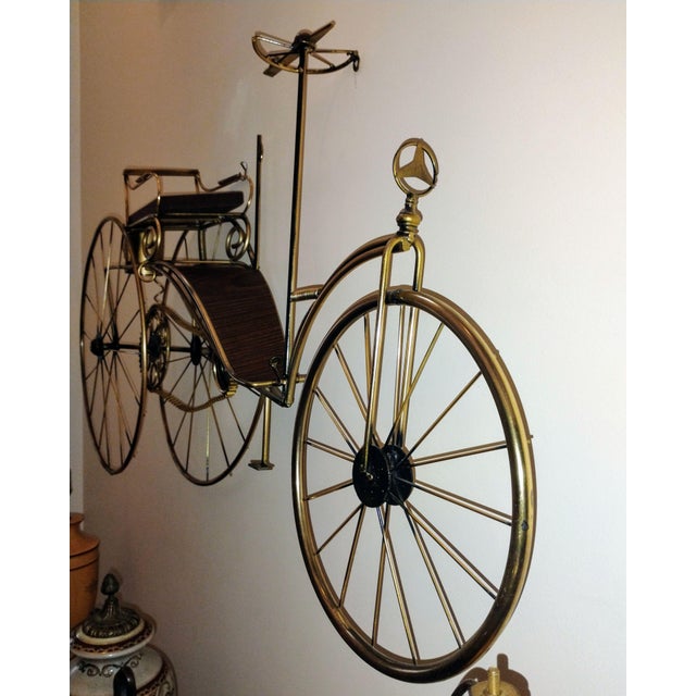 Curtis Jere 1980s Limited Edition Curtis Jere Wall Sculpture Portraying Karl Benz (Mercedes Benz) For Sale - Image 4 of 12