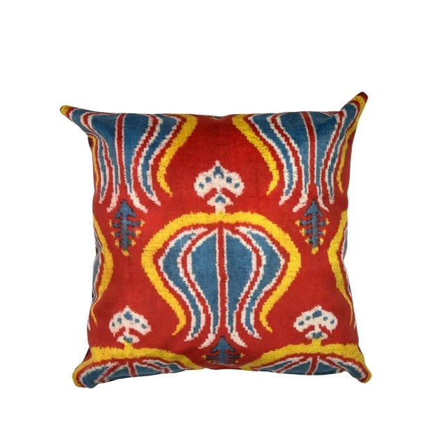 Modern Pasargad Turkish Style Ikat Pillow For Sale - Image 3 of 3