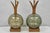 Mid-Century Modern Vintage Mid Century Modern Ribbed Smoked Glass Orb Pineapple Table Lamps - Pair For Sale - Image 3 of 15
