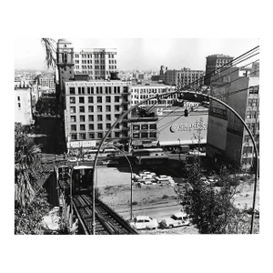 1964 Angels Flight Railway Downtown Los Angeles Photograph by Don Ware