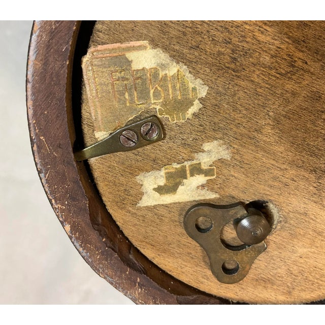 Vintage Ceramic Friar Musical Liquor Jug Decanter Old Wind Music Box Prohibition Era 1920-1933 For Sale - Image 10 of 13