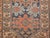 19th Century Antique Persian Malayer Area Rug, Hand-Knotted Wool, Geometric Pattern, 4x6, Ivory & Navy For Sale - Image 5 of 18