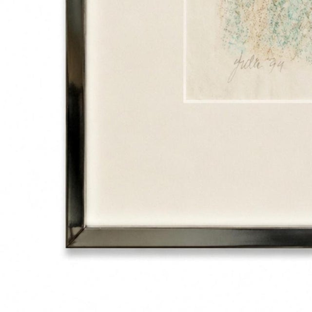 Contemporary Rui Aguiar, Composition, 1981, Mixed Media on Paper For Sale - Image 3 of 6