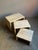 1980s Postmodern Travertine Nesting Side Tables, a Set of 3 For Sale - Image 5 of 12