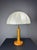 Mid-Century Austrian Hollywood Regency Oak and Brass Table Lamp with Mushroom Shade, 1960s For Sale - Image 17 of 17