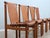 Vintage Walnut and Leather Chairs by Ilmari Tapiovaara for La Permanente, 1960s, Set of 4, in Very Good conditions....