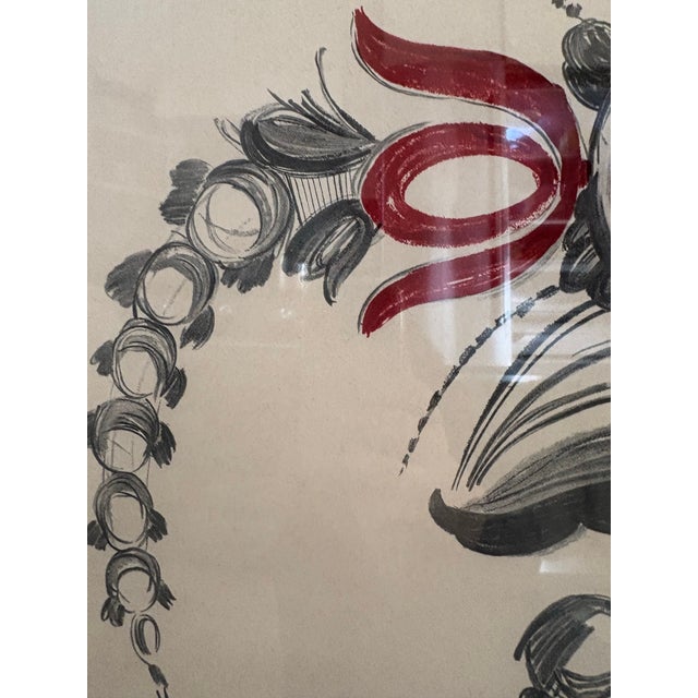 Swedish Folk Art Framed “Leksand” Print 1954 Reproduction For Sale - Image 4 of 12