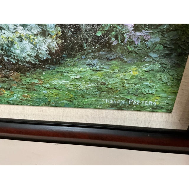 1980s Large Framed Oil Landscape For Sale In Raleigh - Image 6 of 10