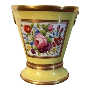 1805 Chamberlain's Worcester Porcelain Cachepot Vase
