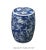 2020s Chinese Blue & White Porcelain Round Butterflies Stool For Sale - Image 5 of 6