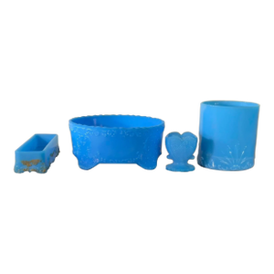 Rare & Radiant Blue Milk Glass Collection: Fenton & More - A Must-Have