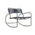 Brown Jordan Walter Lamb Rocking Chair, Mica frame with Marine fabric For Sale - Image 13 of 13