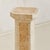 Italian Octagonal Travertine Pedestal with Inlaid Panels, 1970s For Sale - Image 4 of 8