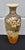Antique ( 1920"s) Vase has a Satsuma Style. Painted Floral Details. Origin: Japan. Signed. The Measurements: 5"Diam. x...