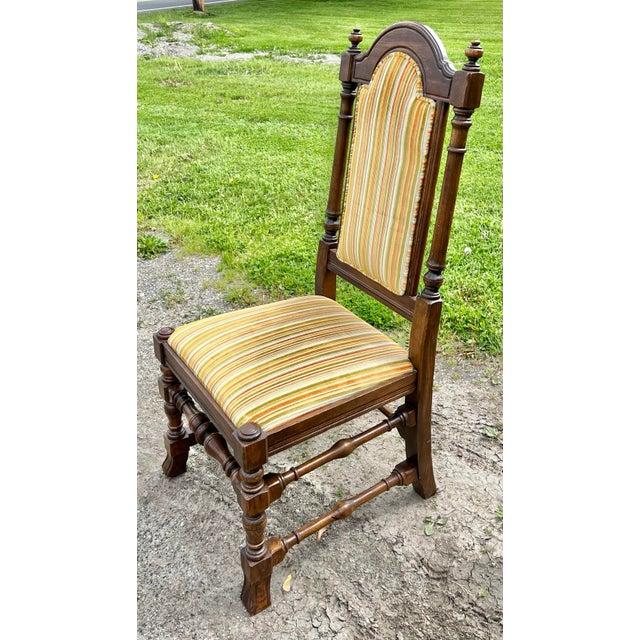 Wood Ethan Allen Royal Charter Oak Dining Chairs - Set of 3 For Sale - Image 7 of 10