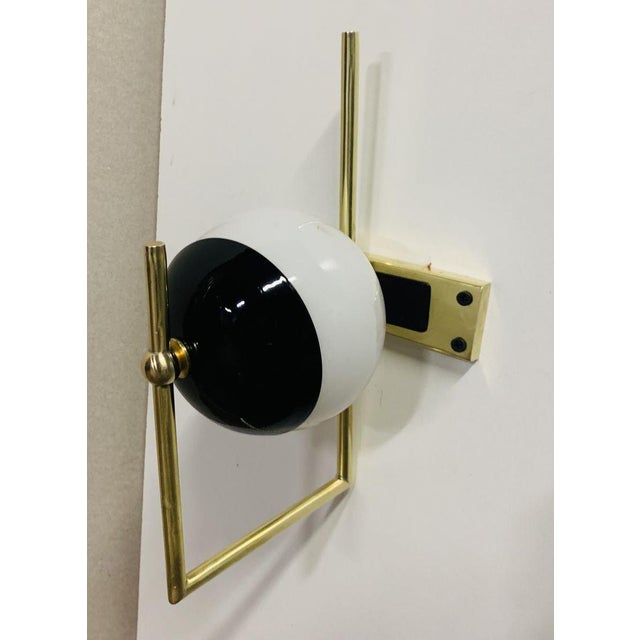 Art Deco Brass Wall Lights – Rome, 1942 from the main corridor of a historic Roman building Elegant original Art Deco wall...