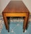 1920s English Mahogany and Satinwood Gate Leg Dining Table For Sale In Baltimore - Image 6 of 6